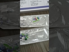 Maschera di ossigeno non riventilabile in PVC regolabile con venturi / maschera multivent con tubo di ossigeno