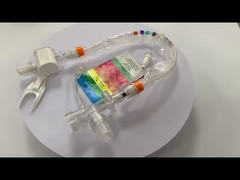 catetere di aspirazione a chiusura con tubo colorato graduale