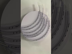 Tubo endotracheale rinforzato trasparente con manette nasali Tubo endotracheale in silicone preformato