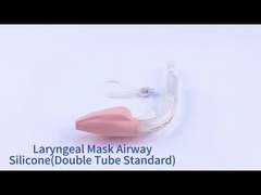 Maschera laringea in silicone per le vie aeree (doppio tubo standard)