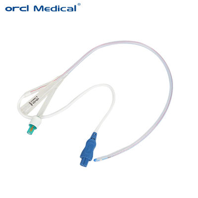 Catetere Foley sterile monouso 100% in silicone con sonda di temperatura