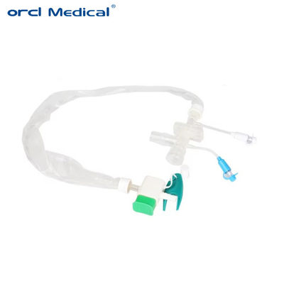 Catetere di aspirazione chiuso in PVC sterile per uso singolo per uso medico Prezzo all'ingrosso
