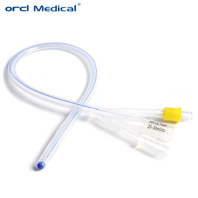 Catetere Foley ricoperto di silicone usa e getta per pazienti
