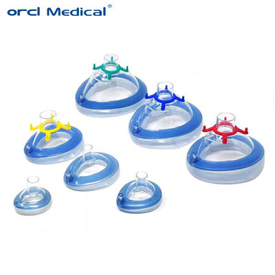 Prodotti medici Maschera anestetica PVC a cuscino d'aria usa e getta con l'approvazione CE ISO