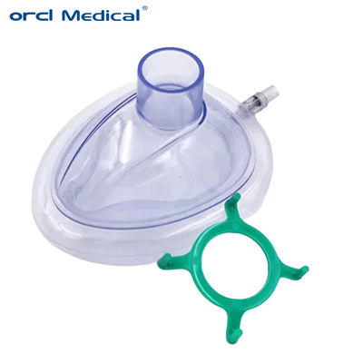 Ospedale Maschera usa e getta Air Cushion Maschera gonfiabile usa e getta Respirazione Faccia Medica Ossigeno PVC Anestesia Maschera Prezzo Compagnia