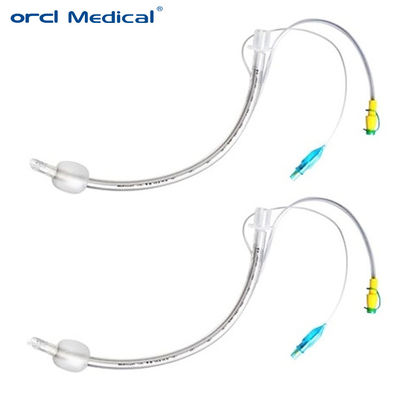 Tubo endotracheale blindato medico usa e getta con catetere di aspirazione