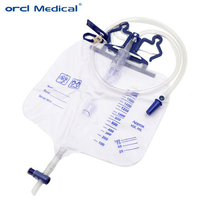Dispositivi chirurgici Urologia Medica Sterile 2000ml Sacchetti di lusso per il drenaggio delle urine