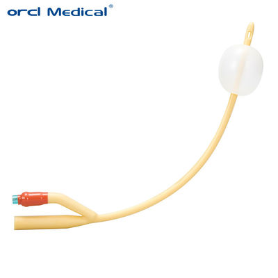 Catetere a palloncino di Foley in silicone a 2 vie, cateteri a palloncino di Foley da 5cc - 30cc