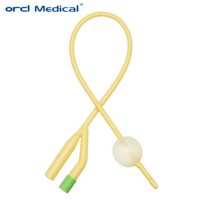 OEM Catetere di Foley in lattice di grado medico Catetere a palloncino di Foley 3 Way / 2 Way