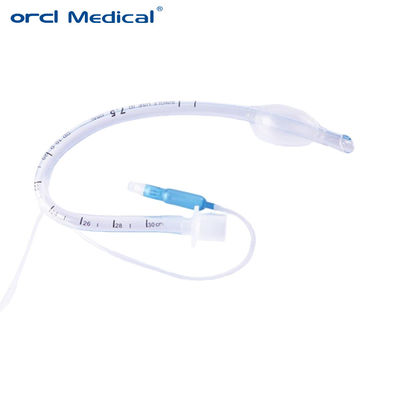 Tubo endotracheale di plastica con manette senza manette a profilo basso con preformato orale a raggi X