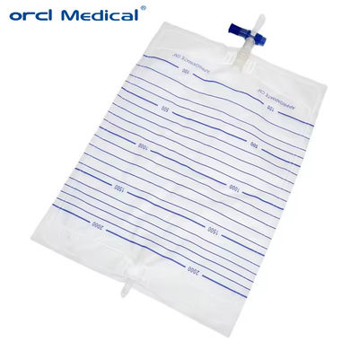 Sacchetti per il drenaggio delle urine Medicinale sterile usa e getta 2000 ml Sacchetto per adulti Sacchetto per la raccolta delle urine