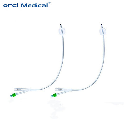 8Fr 10Fr 12Fr 14Fr 16Fr 18Fr 20Fr 22Fr 24Fr Catetere a 2 vie di silicone Foley