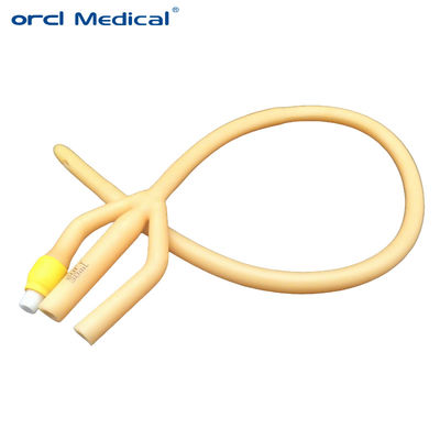 Catetere urinario monouso a 3 vie FR6-FR30 Catetere urinario medico in silicone Foley