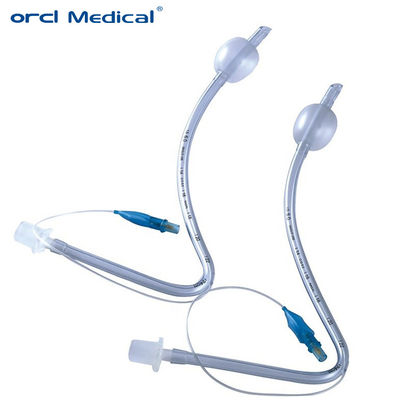 Tubo endotracheale rinforzato trasparente con manette nasali Tubo endotracheale in silicone preformato