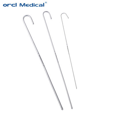 Stiletto per l' introduzione del tubo endotracheale color argento, stiletto per l' intubazione endotracheale