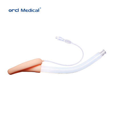 Maschera laringeale di silicone di grado medico per via aerea per anestesia e gestione delle vie aeree di emergenza
