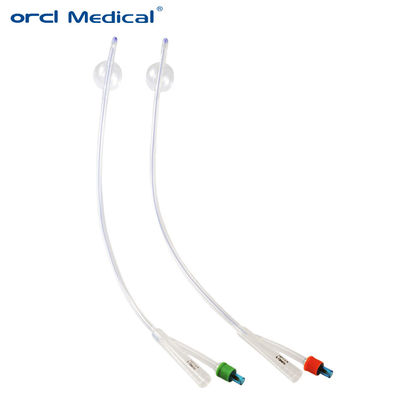 Dispositivo medico monouso Catetere di Foley in silicone a 2 vie/3 vie sterile nel reparto di urologia