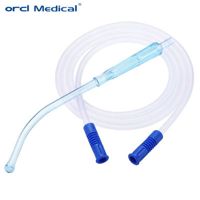 Imballaggio monouso sterile Con bordi lisci Set di aspirazione Yankauer con CE ISO13485