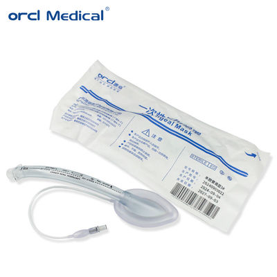 Maschera per le vie aeree laringee in PVC standard monouso, apparecchiature per l'igiene orale, fisioterapia