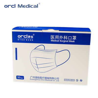 Produttore di maschere da viso usa e getta 3 pli maschere mediche chirurgiche non tessute