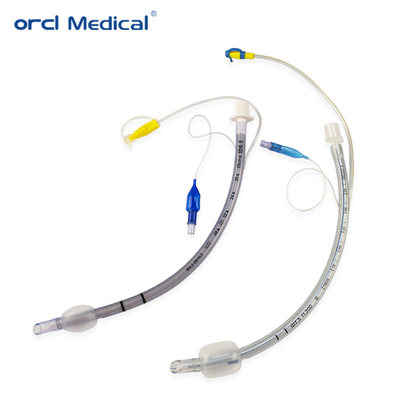 Tubo endotracheale monouso medicale certificato CE ISO con lume di evacuazione e marcatore radio-opaco