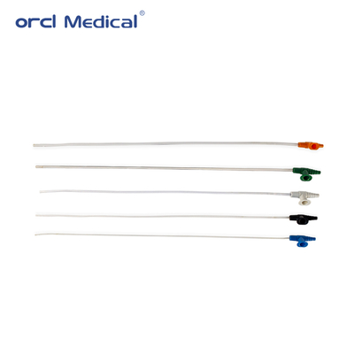 Terapia respiratoria Catetere di aspirazione in PVC Fr6-22 Dimensioni Catetere di grado medico con marchi di laurea